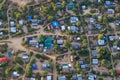 A typical burmese village in Bagan Pagan seen from above , Mandalay, Myanmar