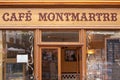 Typical Cafe in Montmartre, Paris