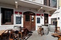 Typical cafe in The Old Town - Aosta, Italy