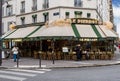 Typical cafe in Paris - France