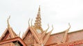 Typical Cambodian roof with a unique local feel