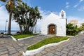 Typical canarian church ermita de San Telmo in Puerto de la Cruz, Tenerife, Canarias, Spain