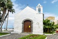 Typical canarian church ermita de San Telmo in Puerto de la Cruz, Tenerife, Canarias, Spain