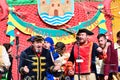 Typical carnival chorus (chirigota) in El Puerto de Santa Maria. Royalty Free Stock Photo