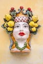 Vase Head Moor Ceramic Lady Royalty Free Stock Photo