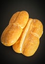 the typical chilean bread: marraqueta Royalty Free Stock Photo