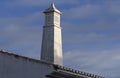 A typical chimney in the Algarve, Portugal. Royalty Free Stock Photo