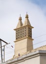 typical chimney of the Algarve region Royalty Free Stock Photo