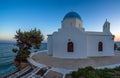 a typical church in the greek islands of Paros