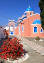 Typical church, Oia, Santorini, Greece Royalty Free Stock Photo