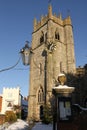 St Nicholas Church Tower  Alcester  Warwickshire UK. Royalty Free Stock Photo