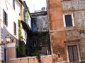 Typical City Houses near the Piazza Navona in Rome Italy Royalty Free Stock Photo