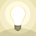 Typical classic light bulb Royalty Free Stock Photo