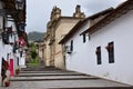 Typical Colonial Architecture in Cajamaraca Royalty Free Stock Photo