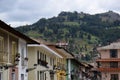 Typical Colonial Architecture in Cajamaraca Royalty Free Stock Photo