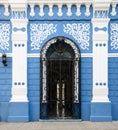 Typical colonial Cuban architecture in Camaguey Royalty Free Stock Photo