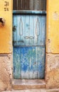 typical colored door, from sicily