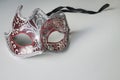 Typical colored venetian mask