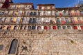 The typical colorful buildings of the Ribeira District in Porto, Portugal