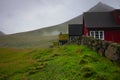 Typical colorful houses of the Faroe Islands