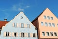 Typical colorful houses in Schongau, Germany Royalty Free Stock Photo