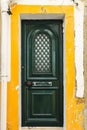 Typical colorful Portuguese facade in Elvas