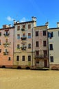 Canal side architecture, Treviso Italy Royalty Free Stock Photo