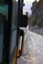 typical mountain roads in Himalaya. India Royalty Free Stock Photo