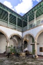 A typical courtyard in Havana