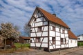 Typical craftsmanship house from the Heuvelland, south, Limburg, the Netherlands Royalty Free Stock Photo