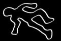 Crime Scene Chalk Outline