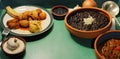 Typical cuban dishes Royalty Free Stock Photo