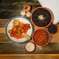 Typical cuban dishes Royalty Free Stock Photo