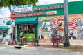 Typical cuban restaurant serving mojitos in Little Havana, Miami