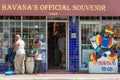 Typical cuban souvenirs shop in Little Havana, Miami Royalty Free Stock Photo