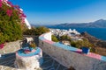 Typical Cycladic architecture, Plaka village, Milos island, Cyclades, Greece Royalty Free Stock Photo