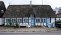 Typical Danish house located at the island of Samso Royalty Free Stock Photo