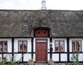 Typical Danish house located at the island of Samso Royalty Free Stock Photo