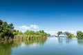 Typical Danube Delta landscape Royalty Free Stock Photo