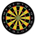 Isolate Dartsboard Royalty Free Stock Photo