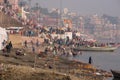 Typical day on the banks of the river Ganges