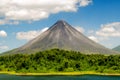 Typical dormant volcano