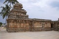 A typical Dravidian style shrine at Panchakuta Basadi or Panchakoota Basadi, Kambadahalli, Mandya district, Karnataka.