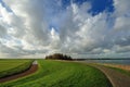 Typical Dutch country landscape in Marken Royalty Free Stock Photo