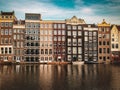 Reflection of Amsterdam houses