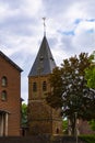 Typical Dutch protestant church in Afferden in Limburg, Netherlands, Europe Royalty Free Stock Photo