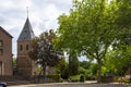 Typical Dutch protestant church in Afferden in Limburg, Netherlands, Europe