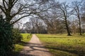 Typical Dutch Spring landscape in March near Delden Twente, Overijssel Royalty Free Stock Photo