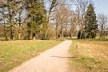 Typical Dutch Spring landscape in March near Delden Twente, Overijssel Royalty Free Stock Photo