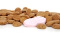 Typical Dutch sweets: pepernoten (ginger nuts) for Sinterklaas Royalty Free Stock Photo